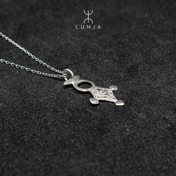 Pendentif Broche Camée Diana, Or jaune 750 - Emanessence