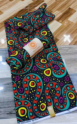 omeiza beautiful cool Ankara fabric 6yards 💯 cotton