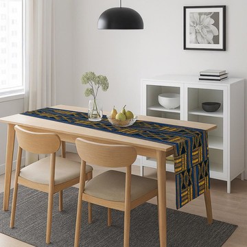 African Kente Cloth Table Runner - Dining Decor (MORE SIZES AVAILABLE)