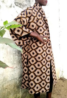 Afro Kimono coat by Ricoton