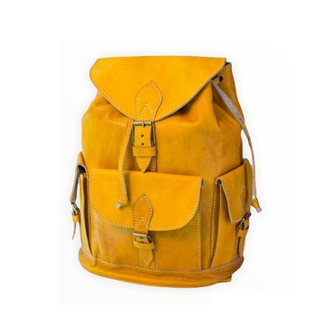 Sac à dos en cuir véritable haute qualité 100% fait main.