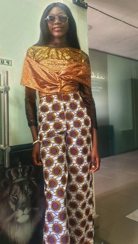 Haute Couture African Woman Jumpsuit for Weddings/Special occasions/Plus Size