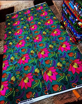 Sabina 6yards ankara wax, pure cotton
