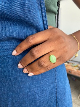 Lime life minimal ring