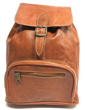 Genuine leather backpack