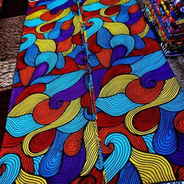 ademi colorful Ankara fabric, pure cotton wax