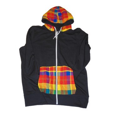 Sweat-shirt -  UNISEXE Madras taille 2XL