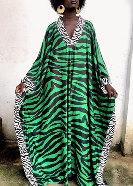 Afro maxi dress