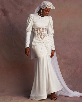 Robe de mariée rustique Adaeze - AW21