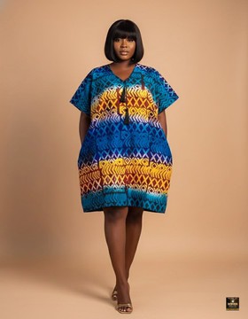 Yetunde Batik Midi Dress