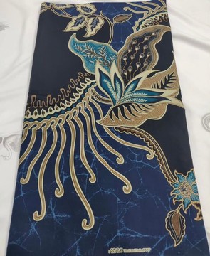 Hand-drawn Batik/ Hand-dyed/ Natural Dye/ Cotton Sarong/ Home Decor Fabric/ Dress Fabric