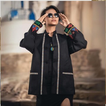 Traditional Black Berber Unisex Shirt