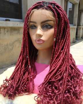 Faux locs bourgogne