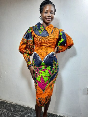 Robe courte Ankara, robe courte ankara, robe ankara