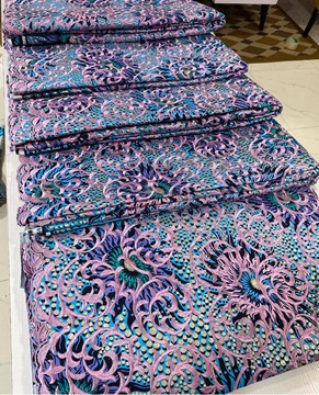 Embroidery Grand Glitter Super wax Vlisco/ Ankara Print