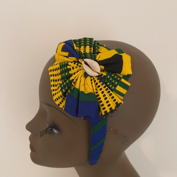 Handmade African Print Ankara Handmade Multicolor Bow Detail Colorful Headband