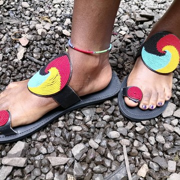 EN SOLDES! Sandales de gladiateur africain / sandales pour femmes / sandales bohèmes / sandales d'été / sandales maasaï