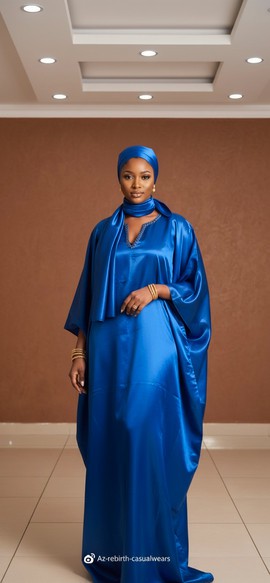 Blues Boubou gawn available in all sizes