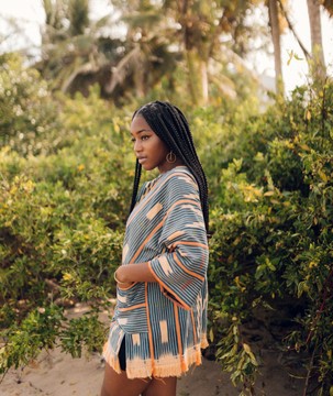 Smoke Gets In Your Eyes Baulé Cloak (Pre-Order)
