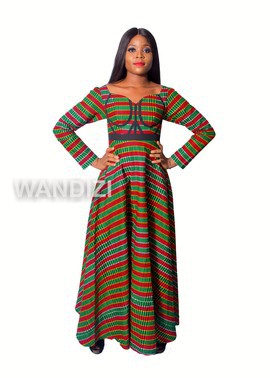 African Print Maxi Dress, Ankara Long Dress, African Clothing for Women