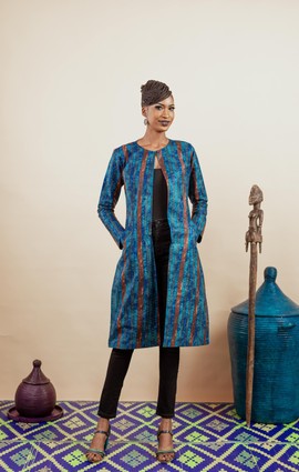 Veste Ifé (bleue)