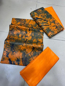 Cotton Tie and dye Adire Kampala ADIRE/BATIK 5 yards
