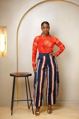 Lade Asooke Barrel pants NYFW