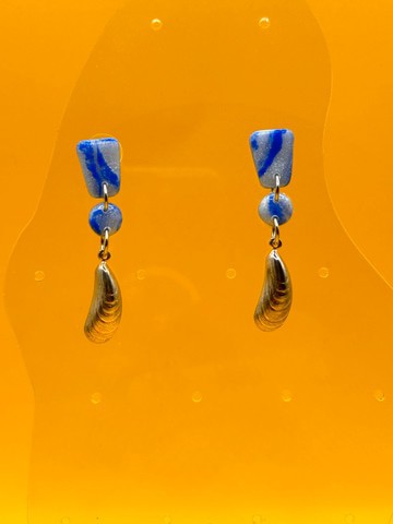 PRIMAL24-02 : Clous d'oreille océanique pour femme &amp; homme