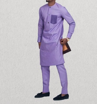 Men african suit kaftan African outfit, two piece men's suit jacket
