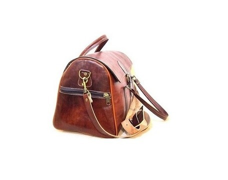 100% handmade genuine leather travel bag with market premium quality