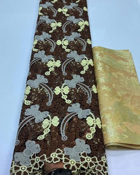 Sequin tissue cord lace   (5 yards )