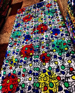 iyabo exclusive Ankara fabric,  pure cotton wax