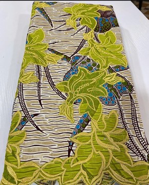 Embroidery Grand Glitter Super wax Vlisco/ Ankara Print