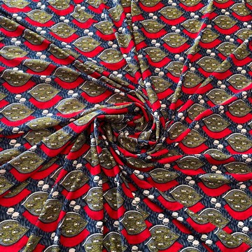 African Print Ankara Multicolor Stretchy Fabric - By the Yard