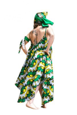 Robe d'été wax taille L
