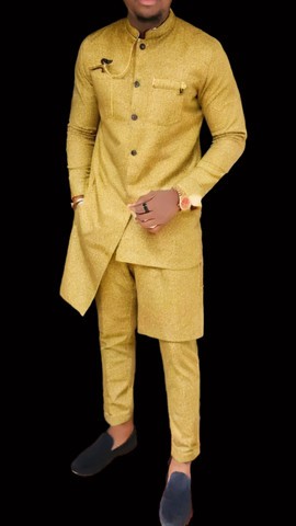 Men african suit kaftan Tenue africaine, veste de costume homme deux pièces
