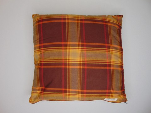 Handmade Madras Cushion