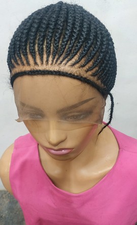 Braids wig, feedin cornrows, 360 lace