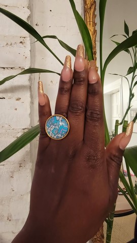 Alya ethnic  ring