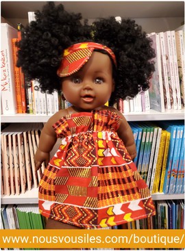 Poupée Lucy Colibri Dolls - Wax rouge