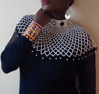 collier de perles / collier africain / cadeau pour elle / collier africain / collier de mariée / cadeau pour elle