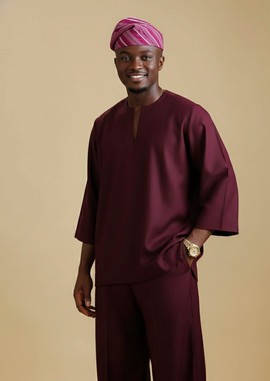 African Wedding Suit | Senator Suit | Dashiki Shirt | Men’s Kaftan