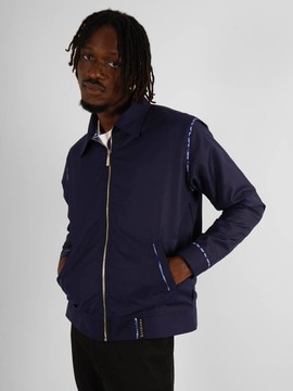 Veste gabardine bleu marine