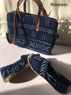 Bag and espadrilles Bogolan 1 and choice