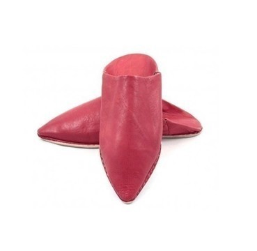 GRANDE VENTE! Babouche en cuir véritable pour Homme et Femme fait main par des artisans du Maroc