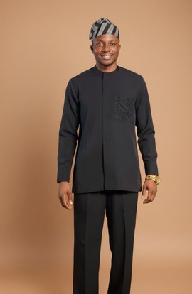 African Wedding Suit | Senator Suit | Dashiki Shirt | Men’s Kaftan