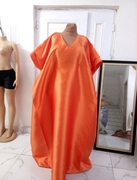 Nigerian Dress For Wedding Guest, Kaftan, Mikado Silk Dress, Bubu, Long Dresses, African Dress