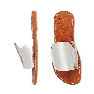 Sandale de plage en vrai cuir pour Femme