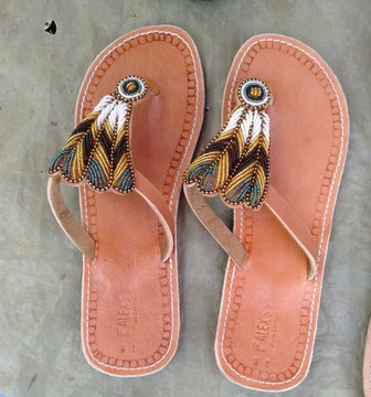 Maasai sandals, African sandals