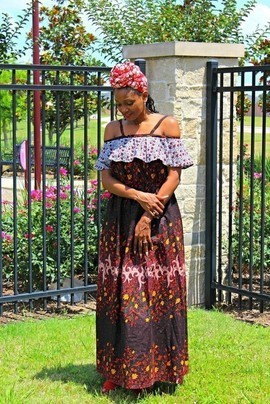 Bukola african print ankara dress